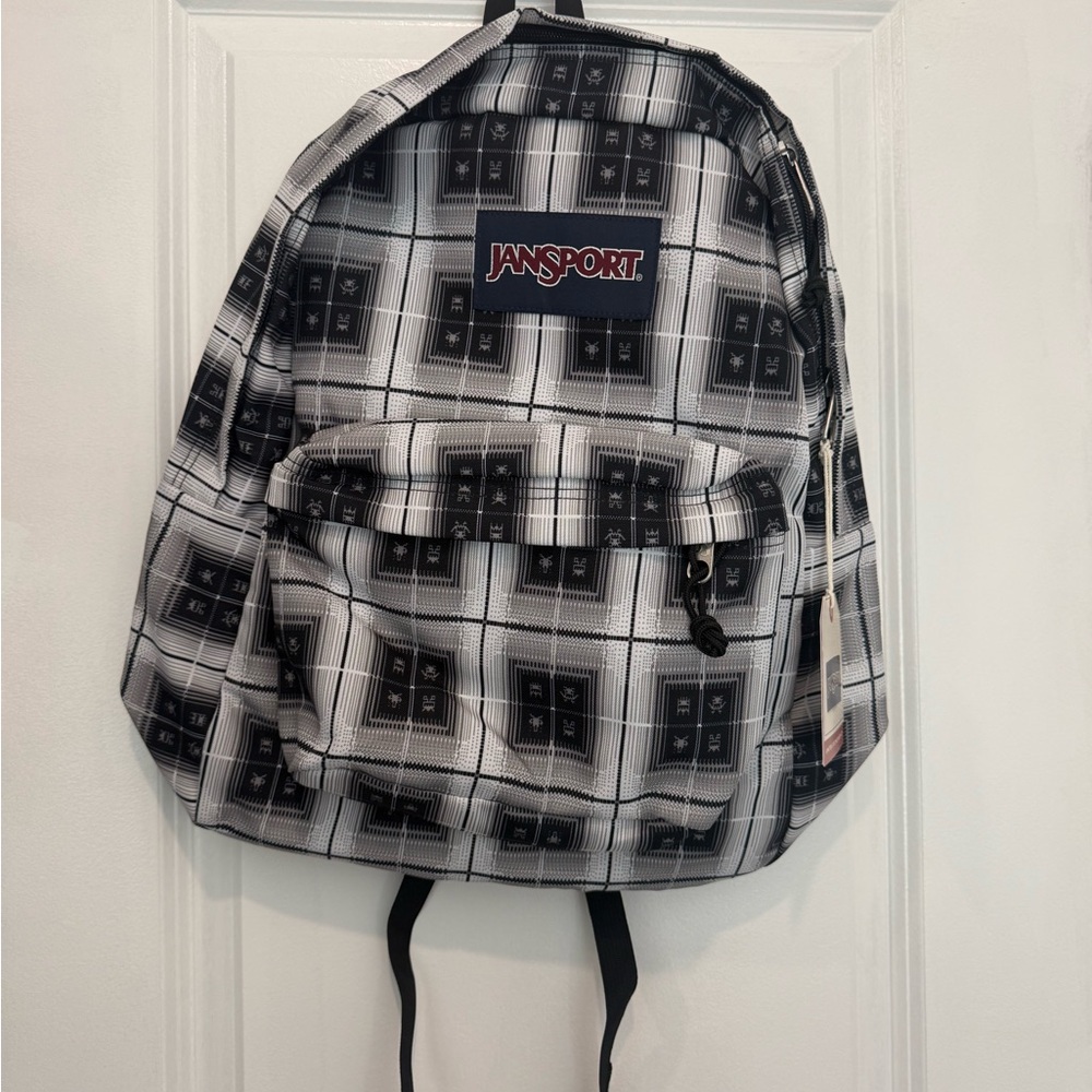 Jansport Monochrome Checkered Backpack